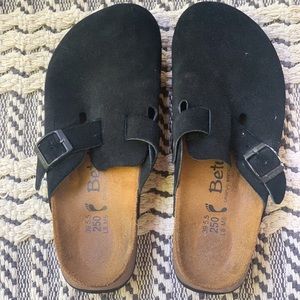 Black Birkenstock Betula Clogs